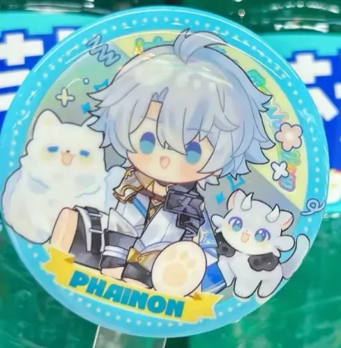 Cute Honkai:Star Rail Figure Mydei Phainon Anaxa Pins Cartoon Character Badge Round Brooch Fans Collection Gift Bags Accessories - AliExpress 