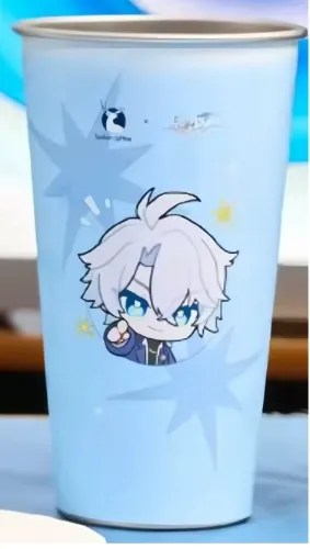 In Stock Official Honkai：Star Rail X Luckin Coffee Castorice Phainon Acrylic Stand Temperature Sensitive Cup Shikishi Badge - AliExpress 