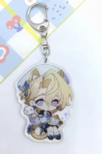 1Pcs Anime Game Honkai: Star Rail Robin Aventurine SparkleCute Pendant Keyring Backpacks Keychain Accessories Acrylic Decoration - AliExpress 36