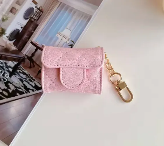 Fashion Leather Wireless Bluetooth Headset Protective Shell For AirPods 4 2 3 Pro 2 With Keychain Easy Carrying Men And Women - AliExpress 44