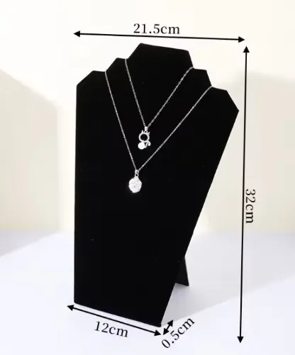 New Jewelry Display Stand Velvet Necklace Display Board Pendant Earrings Storage Stand Counter Display - AliExpress 36