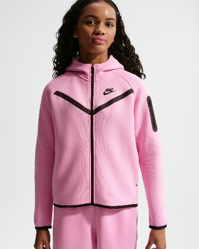 Nike Sportswear Tech Fleece Girls' Full-Zip Hoodie
