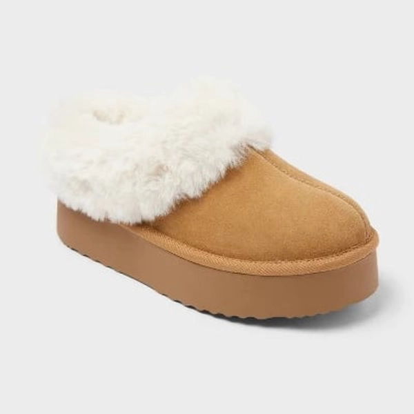 Women's Tacoma Platform Clog Slippers - Wild Fable™ Brown 5