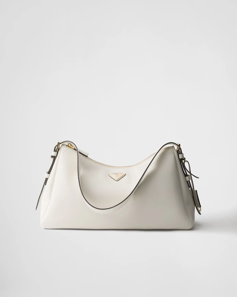 Prada Aimée large leather shoulder bag