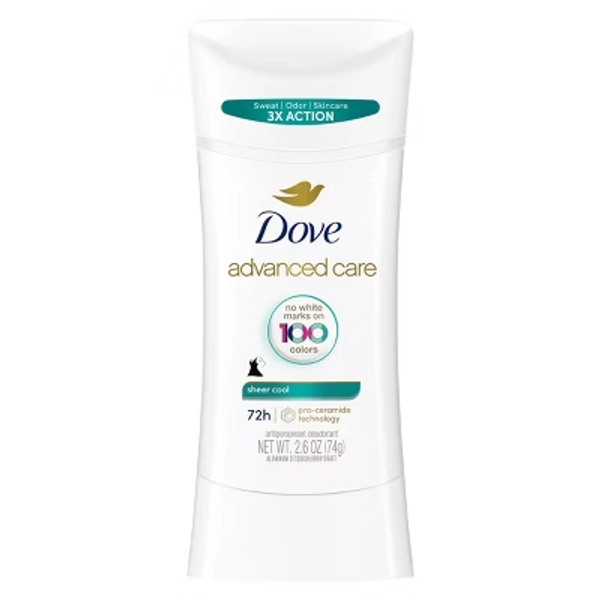 Dove Beauty Advanced Care Sheer Cool 72-Hour Women's Solid Antiperspirant & Deodorant - 2.6oz