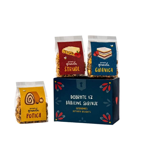 Darilni paket Dobrote iz babičine skrinje - Fruštek