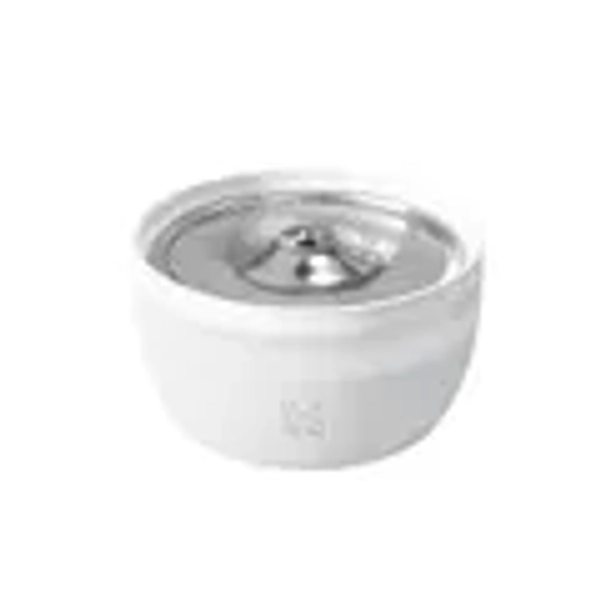 Juni Stainless Steel Pet Water Fountain White 3L