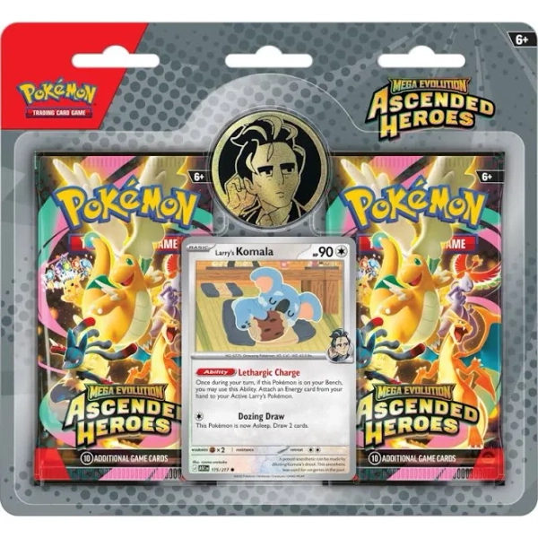 Pokemon Mega Evolution Ascended Heroes 2-Pack Blister