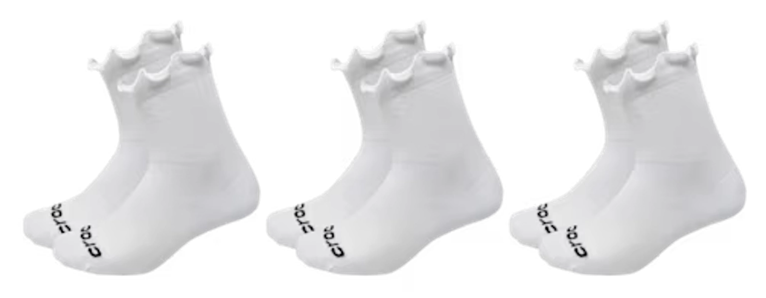 CrocsSocks Ruffle Ankle 3 PK