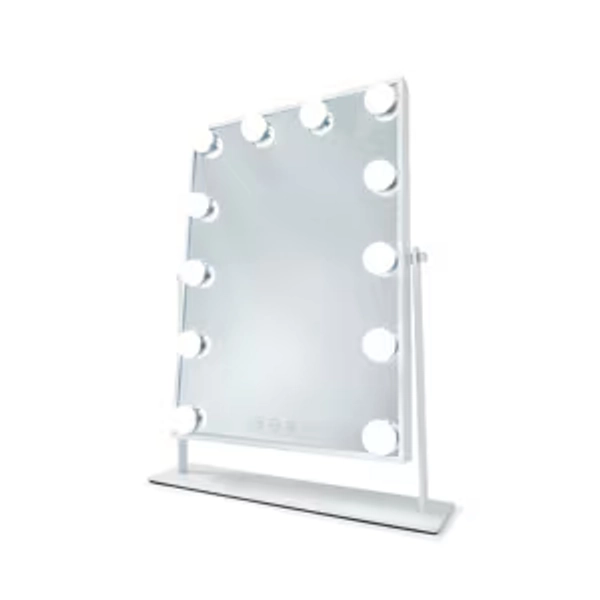 Small Hollywood Mirror - White