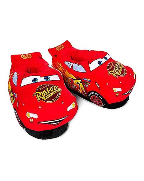 Lightning McQueen Light-Up Plush Slippers - Cars