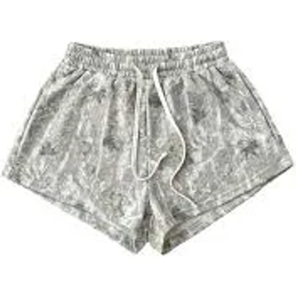 MakeMeChic Girl's Summer Camo Sweat Shorts Drawstring Workout Track Athletic Mini Shorts