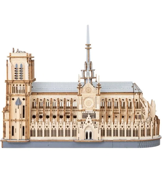 Rowood Paris Cathedral 3D Wooden Puzzle TG511