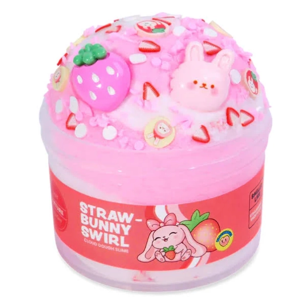 Peachybbies Straw-Bunny Swirl