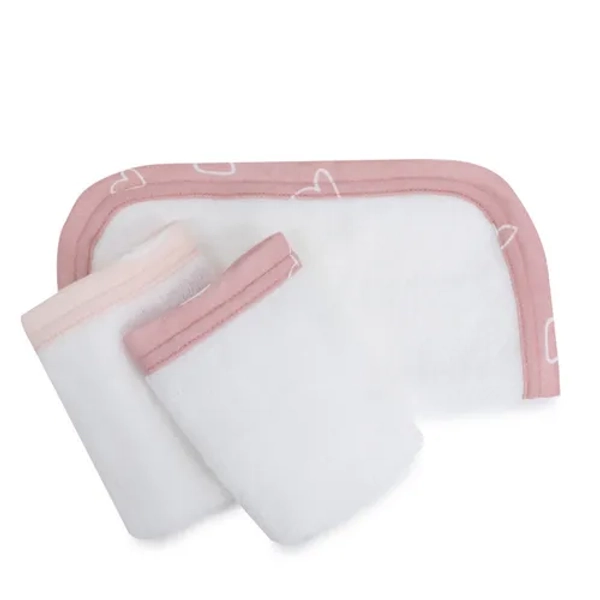 Bubba Blue Nordic Wash Cloth 3 Pack Berry/Rose | Baby Bunting NZ
