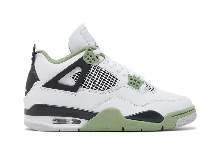 Buy Wmns Air Jordan 4 Retro 'Seafoam' - AQ9129 103 | GOAT