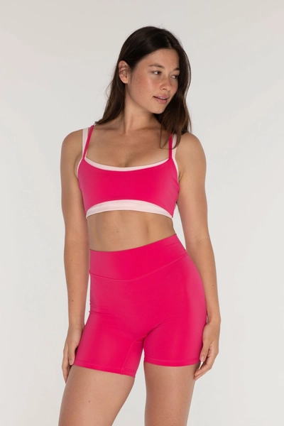 Layered Bra - Flirt/Light Pink