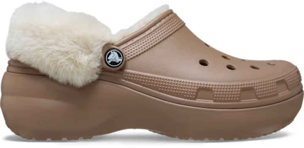 Classic Platform Fuzz Lined Clog