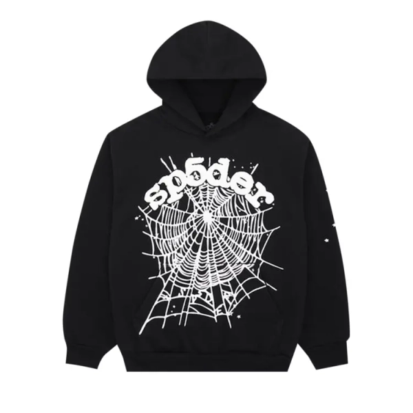 Buy Sp5der OG Web Hoodie 'Black' - SP5 OGWBLK HD | GOAT