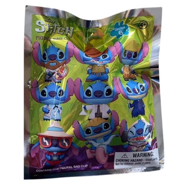 Disney: Backpack Clip Blind Bag - Lilo & Stitch - 3" Mystery Collectible Figure