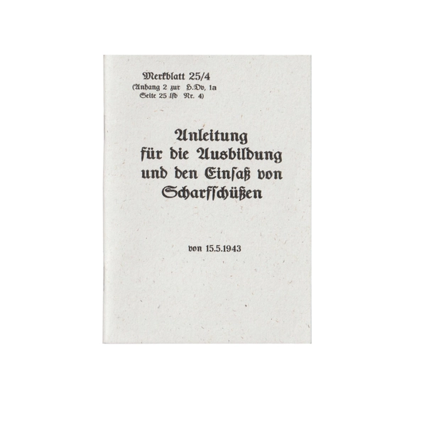 Anleitung von Scharfschütze manual