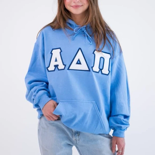 Alpha Delta Pi Greek Letter Hoodie Sweatshirt