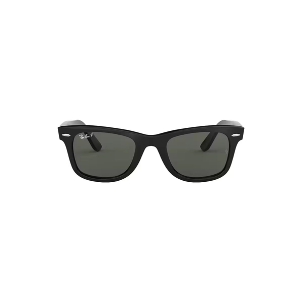 Ray-Ban Sunglasses Unisex Original Wayfarer Classic - Black Frame Green Lenses 50-22 Polarized
