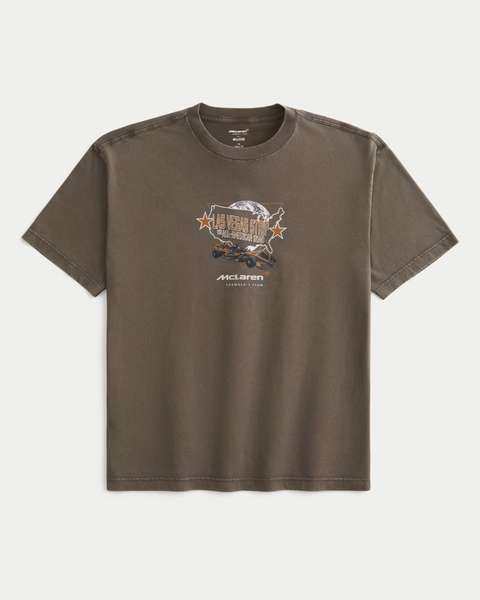 Boxy Cotton McLaren Graphic Tee