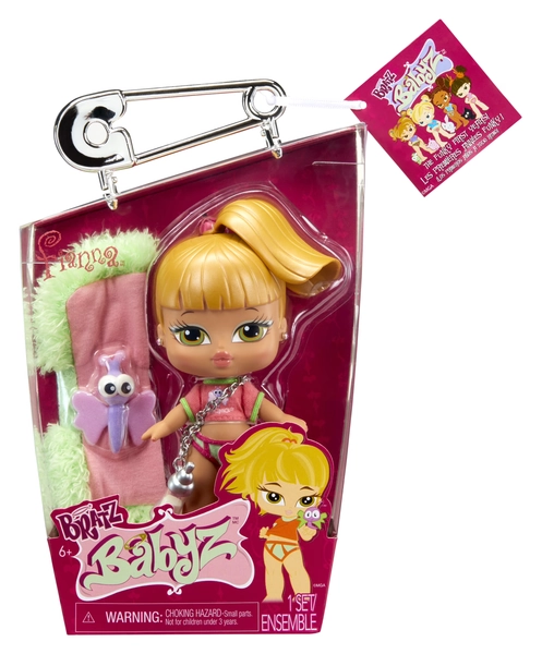 Bratz Babyz Fianna Collectible Fashion Doll with Real Fashions and Pet