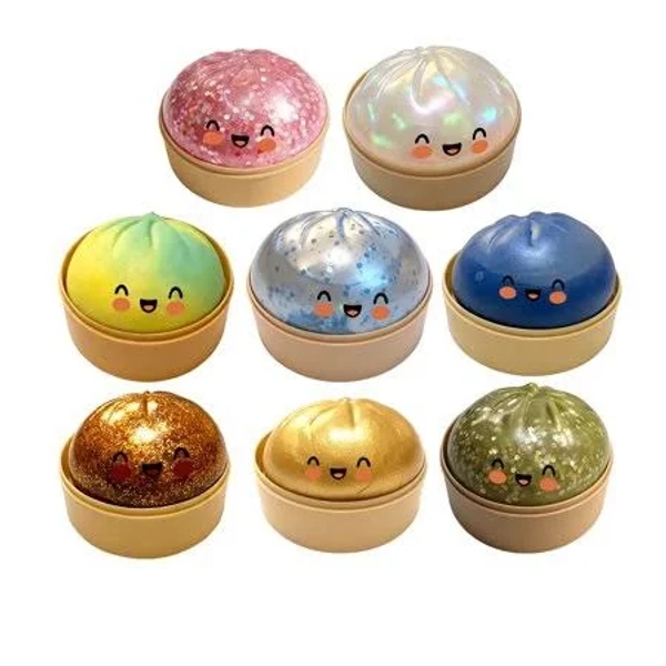 2026 New Glitter Dumpling Squishy Box
