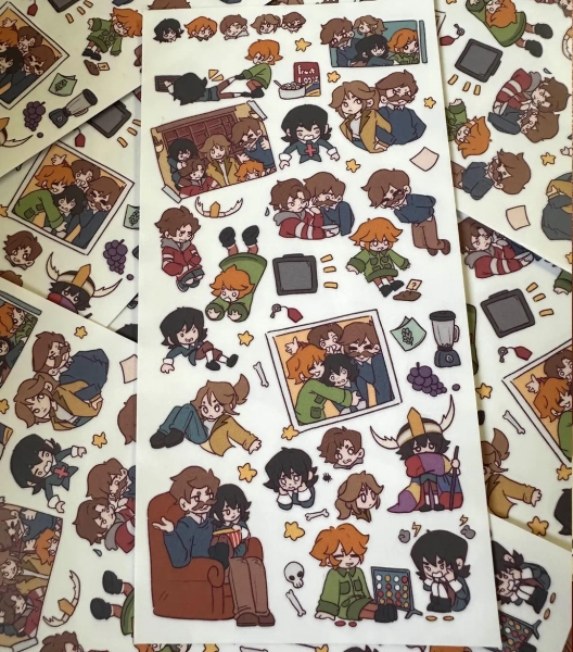 Haunted Hotel Inspired Sticker Sheet - Etsy