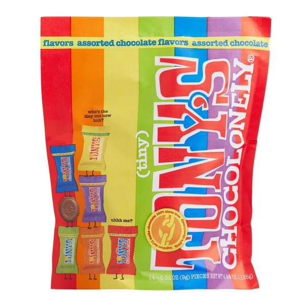 Tony's Chocolonely Assorted Tiny Chocolates Bag