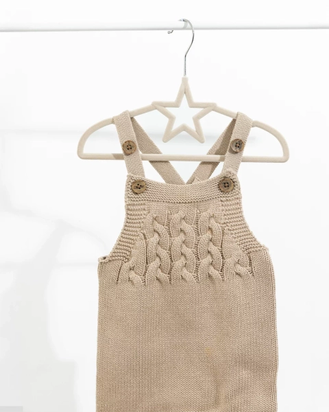 10pk Baby Coat Hangers - Stars/Beige