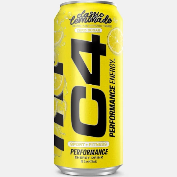 Cellucor C4 Energy Drink Lemonade Limited Edition Carbonated Sugar Free Pre Workout Performance Drink