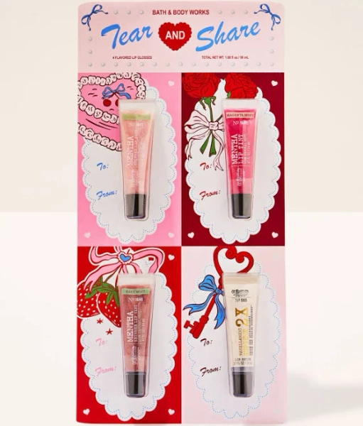 Bath & Body Works Tear-Away Lip Gloss Gift Set