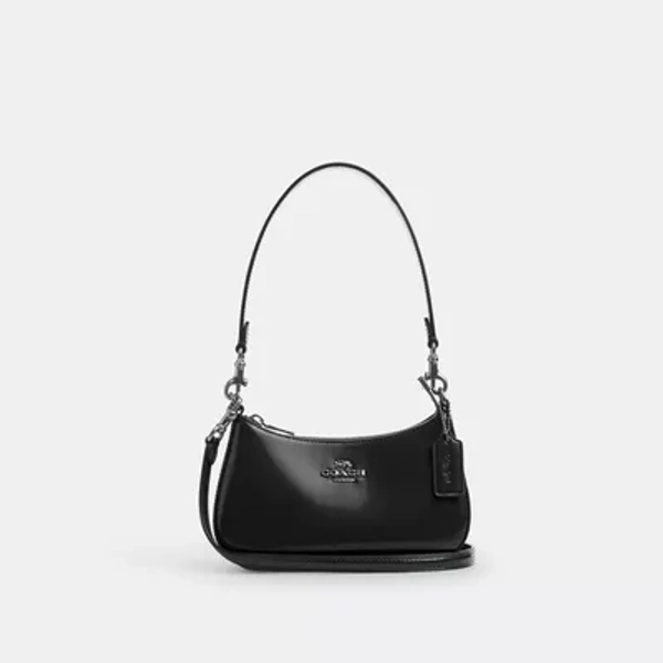 COACH Teri Mini Crossbody Bag - Black- Women's Bags - Black
