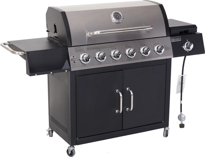 Outdoor Gourmet Classic 6-Burner Gas Grill Black / Black 01