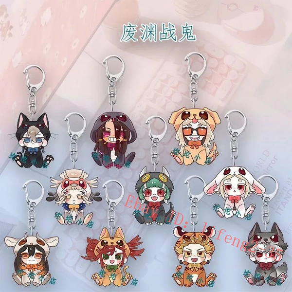 10Pcs/set Gachiakuta Zanka Rudo Enjin Riyo Rubion Acrylic Keychain Pendant