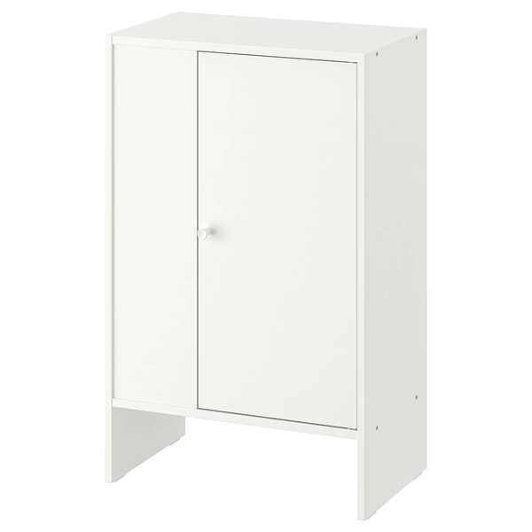BAGGEBO Cabinet with door - white 50x30x80 cm (19 5/8x11 3/4x31 1/2 ")