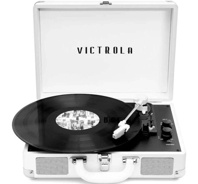 Victrola Canvas Bluetooth Suitcase Record Player