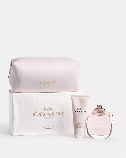 Multi Floral Eau De Parfum 3 Piece Pouch Set