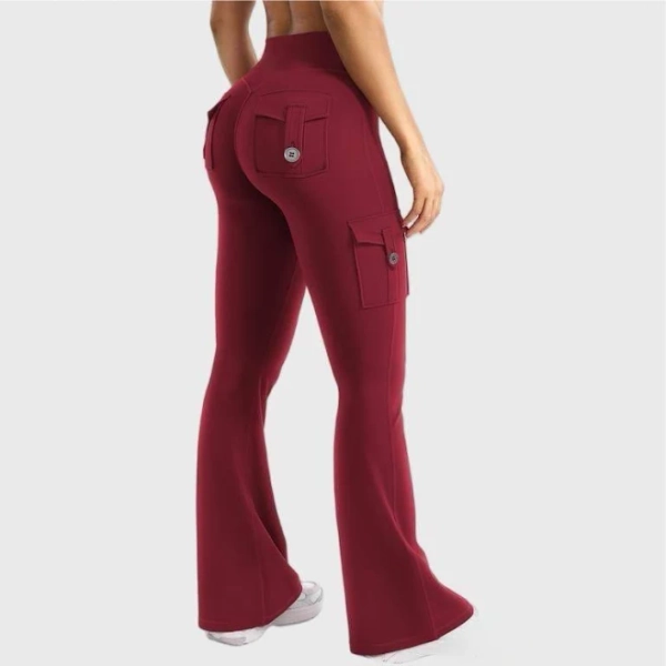 Amazon Sports Speaker Leggings with Pockets, Invisible Elastic High-Waisted Cargo Pants for Gym, Outdoor, and Yoga