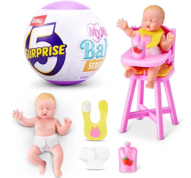 5 Surprise My Mini Baby Series 1 Collectible Mystery Capsule