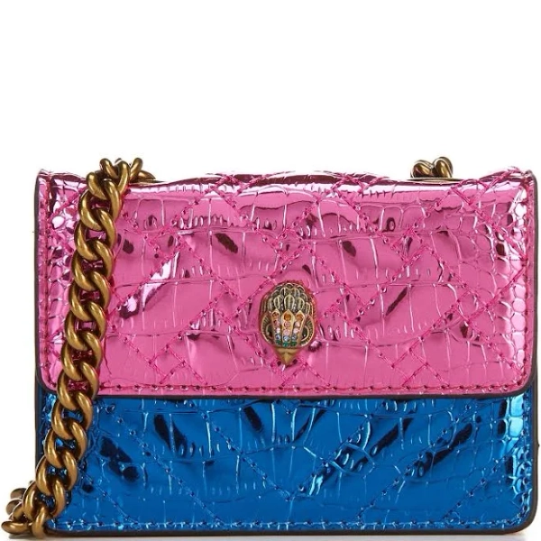 Kurt Geiger London Women's Micro Kensington Croc Crossbody Bag