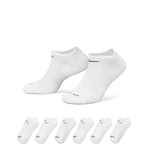 Nike Everyday Plus Cushioned Training No-Show Socks (6 Pairs)
