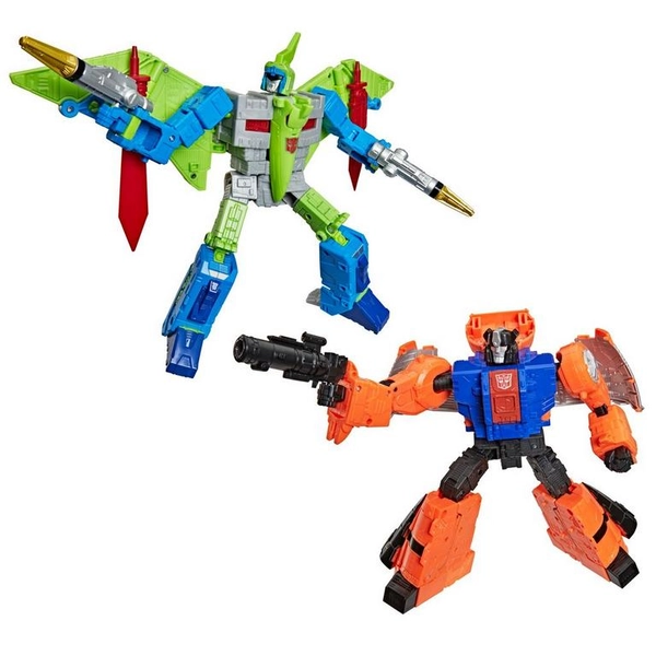 Hasbro Transformers Toys Studio Series Voyager Transformers Age of the Primes G2 Dinobot Swoop and G2 Dinobot Sludge 8.5-in Action Figure Set