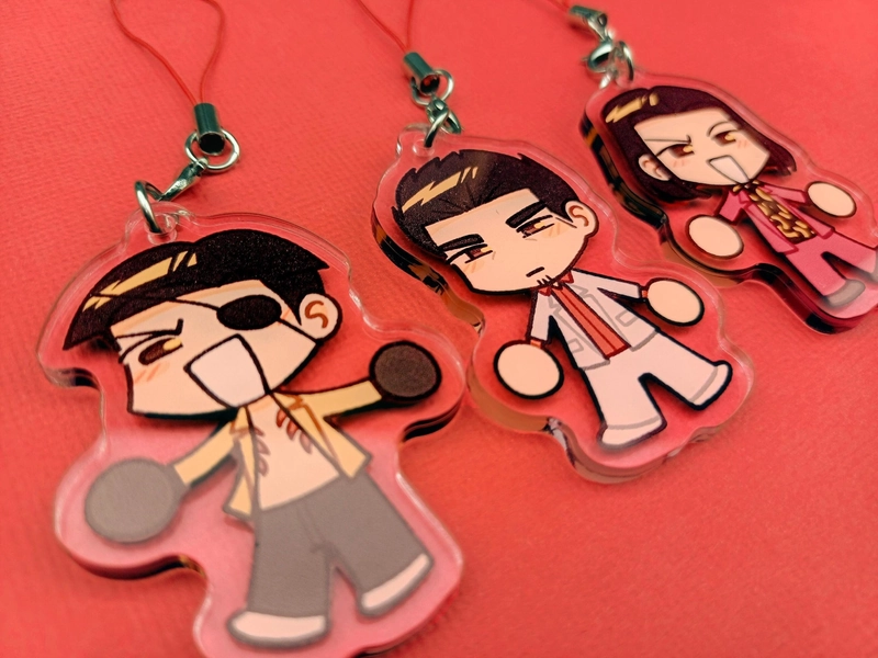 kiryu / majima / nishikiyama acrylic charms