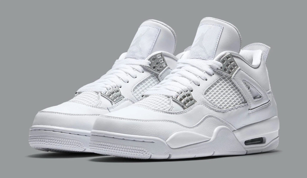 Jordan 4 Retro Mid Pure Money 308497-100 Men's