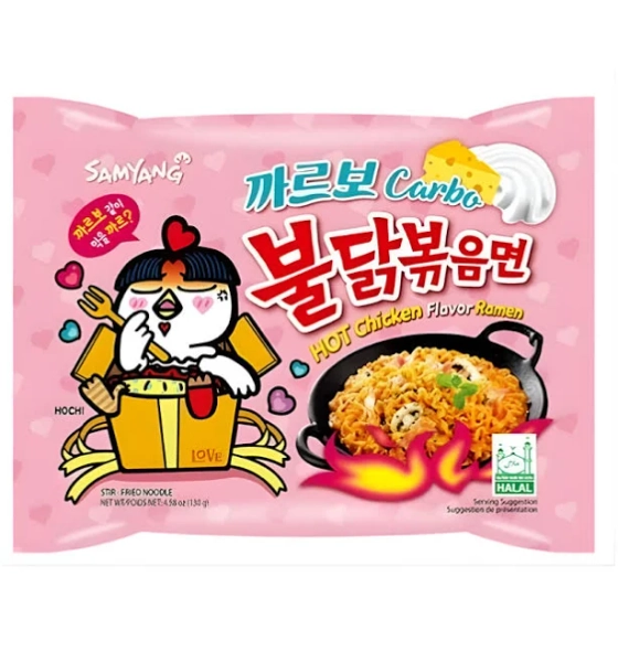 Buldak Carbonara Spicy Chicken Ramen