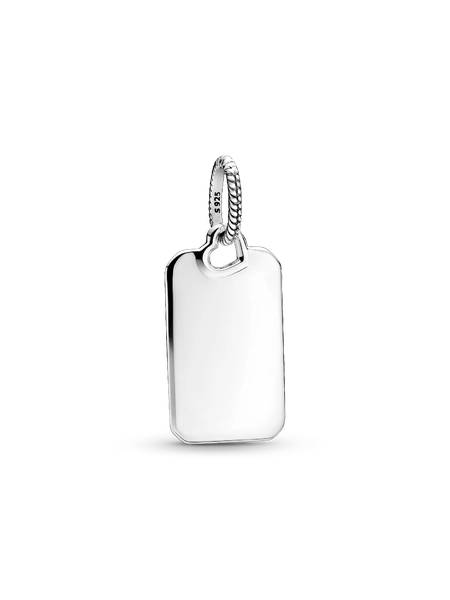 Engravable Rectangle Tag Pendant